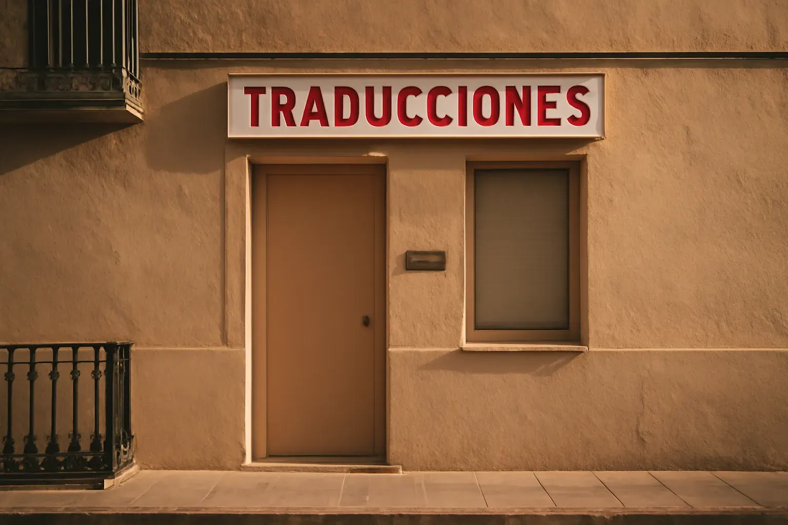 Fast Translation Services office exterior in the Delicias neighbourhood, Zaragoza